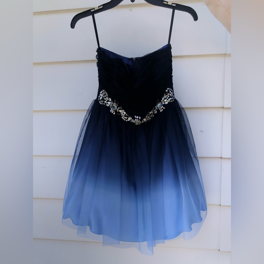 Homecoming ombré blue dress!